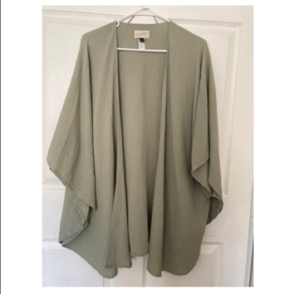 Green Target Kimono/Jacket